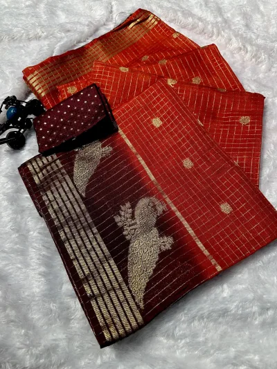 Premium Floral Print Mysore Silk Saree